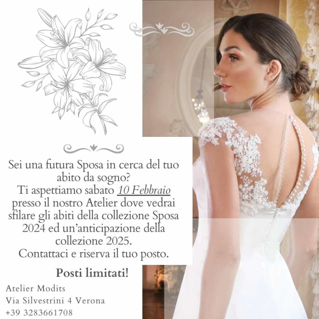 I nostri fiori presso la sfilata Atelier Modits